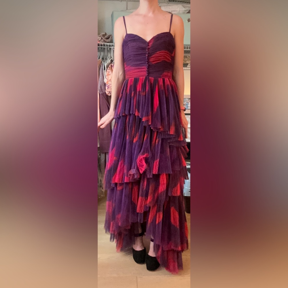 Hutch multicolor evening gown
